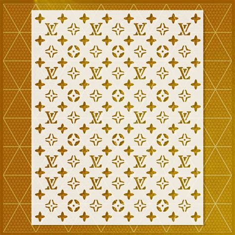 lv print stencil|lv printable pattern.